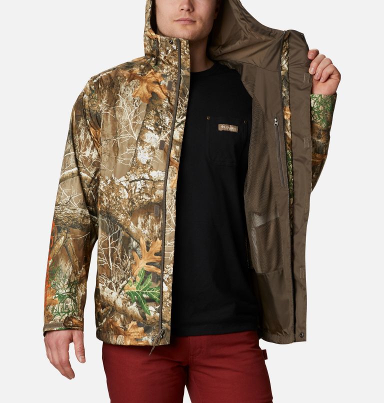 Columbia PHG Camo Men Rain Jackets | UGPSQF-815