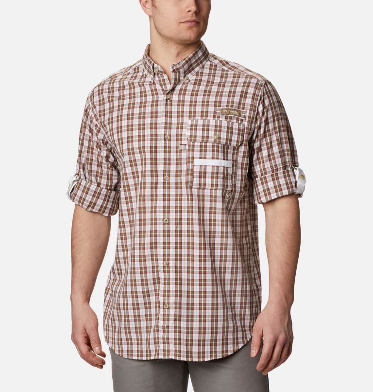 Columbia PHG Super Sharptail Men Shirts | QGMZJX-374