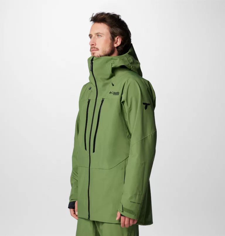 Columbia Platinum Peak™ II 3L Shell Men Jackets Green | BEJIQY-912