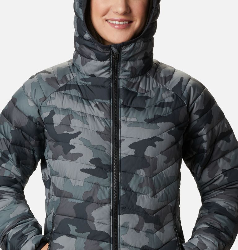 Columbia Powder Lite Women Hooded Jackets | ROAPQC-095