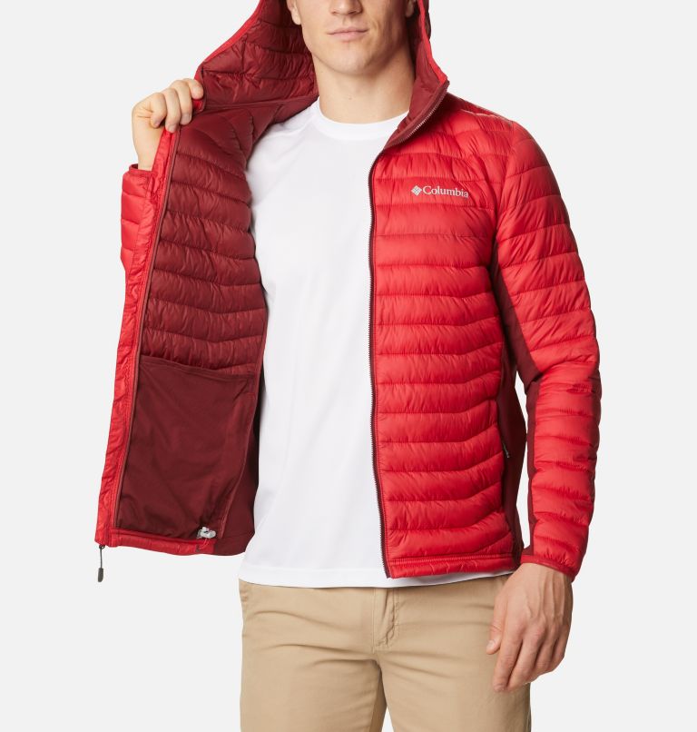 Columbia Powder Pass Men Hooded Jackets | SJEIFB-639