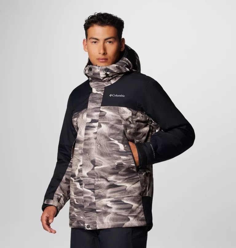 Columbia Shotski™ Printed Men Jackets Black | BJLIOV-136