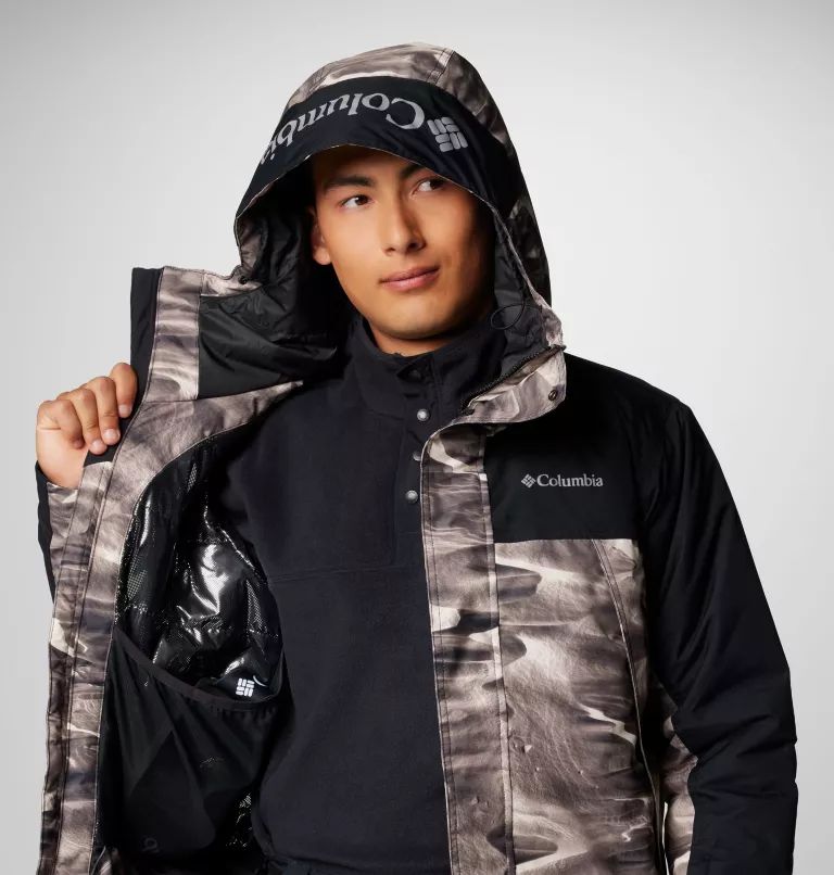 Columbia Shotski™ Printed Men Jackets Black | BJLIOV-136