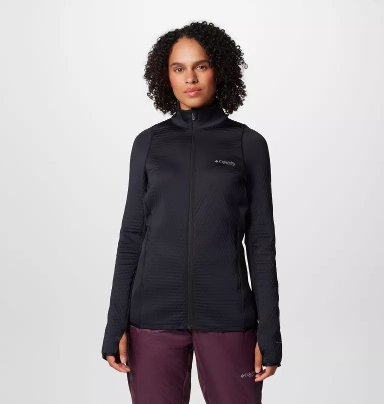 Columbia Triple Canyon™ Grid Fleece Full Zip Women Jackets Black | WKDZCT-312