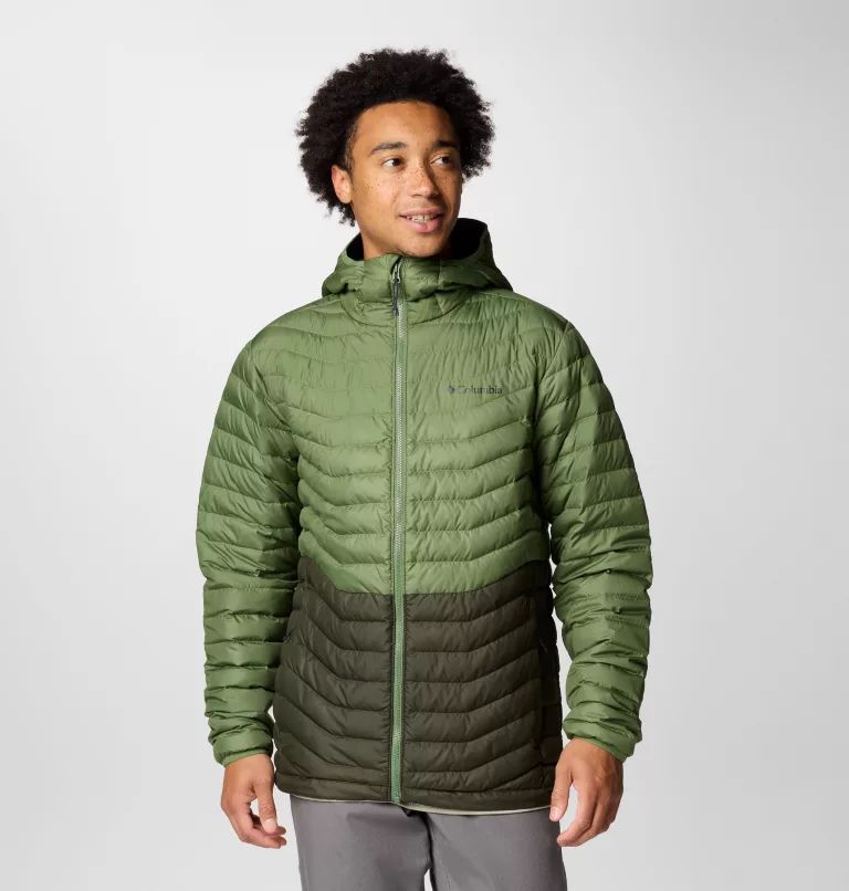 Columbia Westridge™ Down Men Hooded Jackets Green | EZBYKF-389