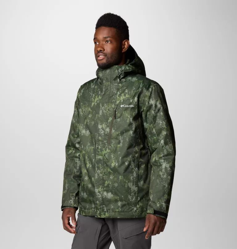 Columbia Whirlibird V™ Printed Interchange Men Jackets Green | PSMXDV-547